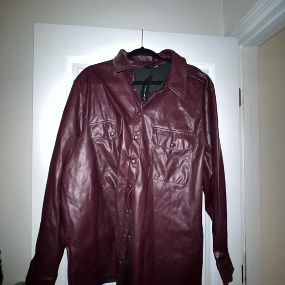 Faux Leather Jacket - Picture 2 of 3
